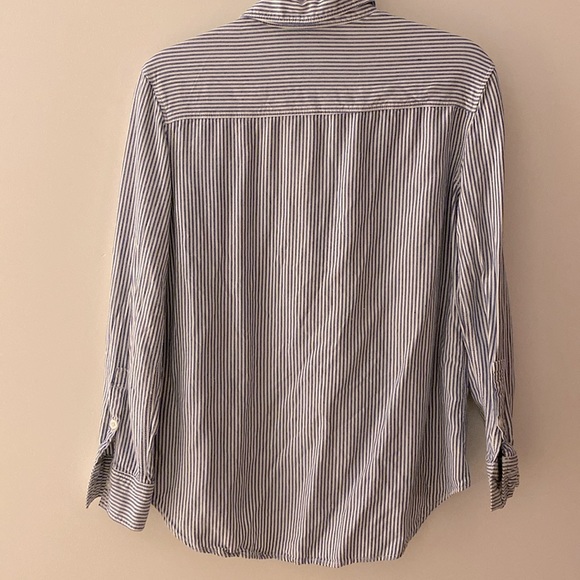 TAHARI Pinstripe Striped Shirt - Picture 3 of 6